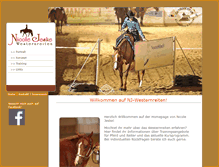 Tablet Screenshot of nj-westernreiten.de